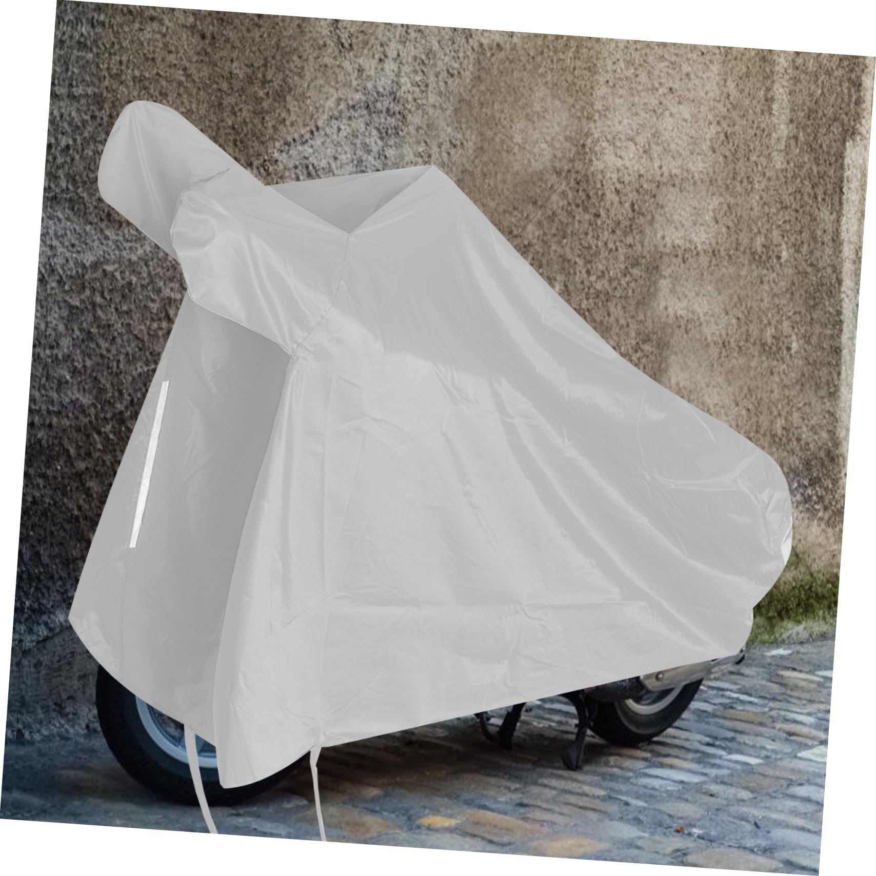 Housse de Protection pour Moto Imperméable en Tissu Oxford 3XL | Gris, Lot de 1, Protection Anti-poussière et Solaire, pour Vélo ou Trottinette Électrique