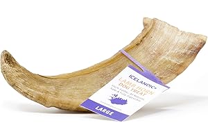 Icelandic+ Premium Long-Lasting Lamb Horn Dog Chew
