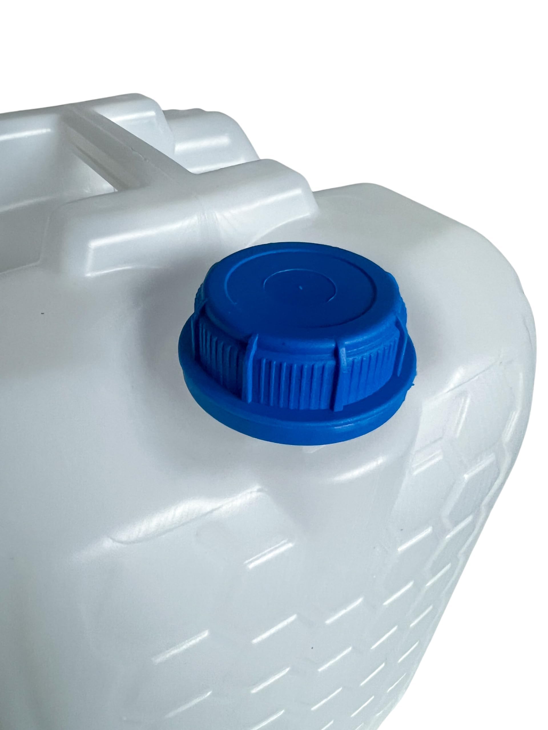 Wasserkanister mit Hahn, Trinkwasser Kanister mit Zapfhahn 1/2'' Gewinde Verzinkt, Wassertank BPA-frei, Wasserbehälter mit Schraubdeckel, Perfekt für Camping