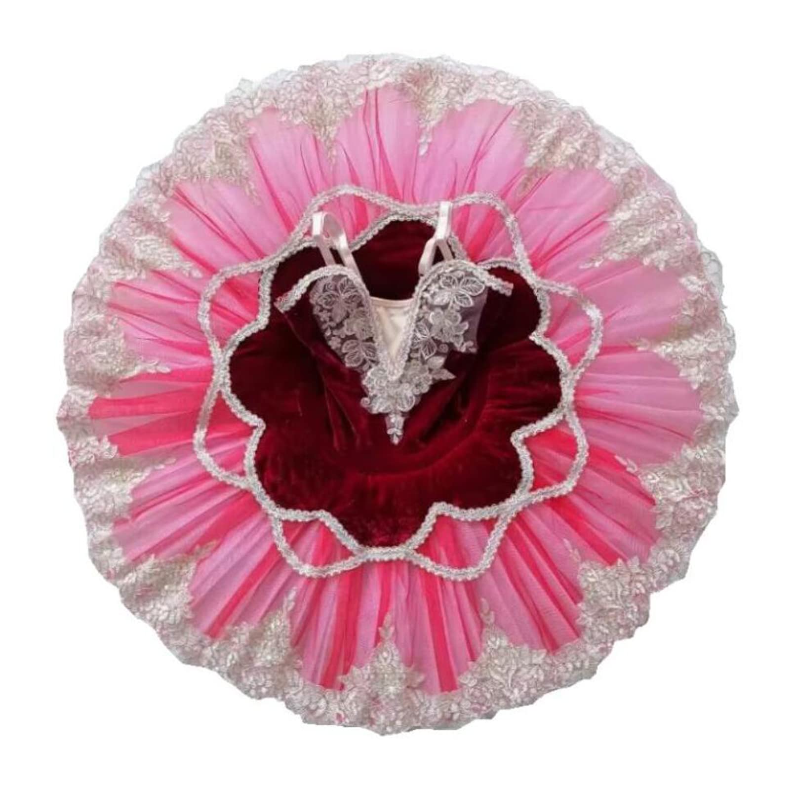 Tut&ugrave; Da Ballo Professionale Per Bambine - Costume Lago Dei Cigni Con Corona