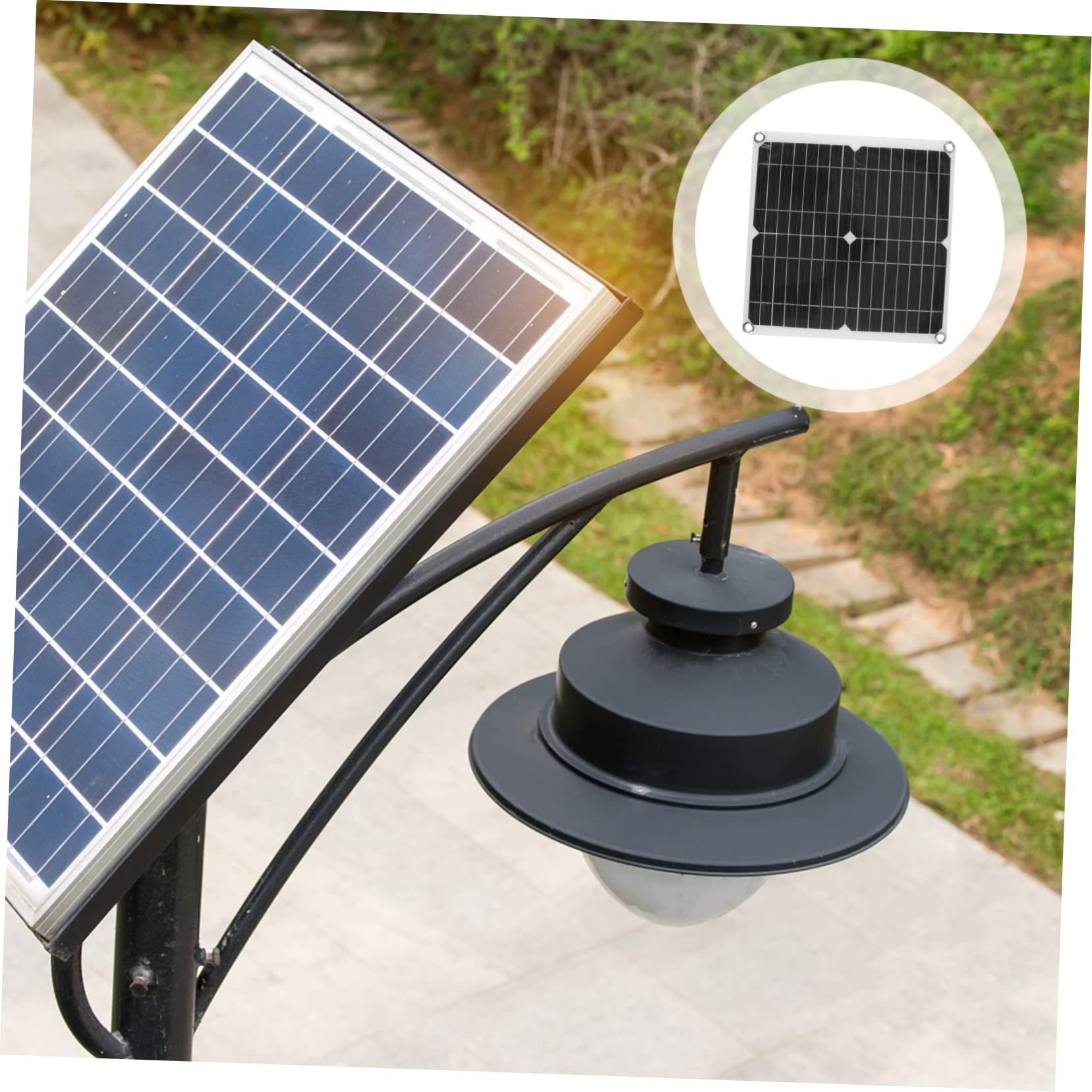 HANABASS Panel Solar Cargador para Baterías Kit Solar Portátil para Camping y Actividades al Aire Eficiencia Alta y Resistente al Agua