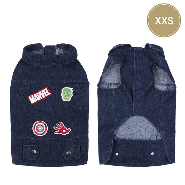 Foto 4 de 8 de Cerdá - For Fan Pets - Chaqueta para Perros de Tela Vaquera Fabricada en Algodón al 65% y Poliéster al 35%