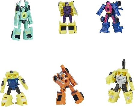 Transformers Generation Warformers Cybertron Galaxy Odyssey Collection Micron MicroMasters 6 Pack 1.5"