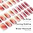 Semi Cured Gel Nail Strips - NAILOG 34 Pcs Nude Pink Gel Nail Stickers Extra Long Nail Wraps with Glossy Gel Finishing for Spring Summer, Pink Aurora