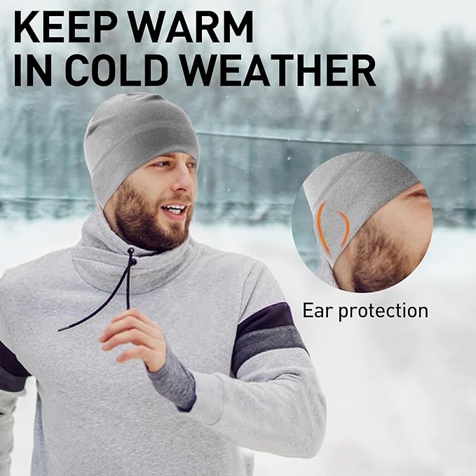 Wintertrapperhoed for heren - koudebestendige oorwarme muts for buiten fietsen en jagen(Upgrade Black