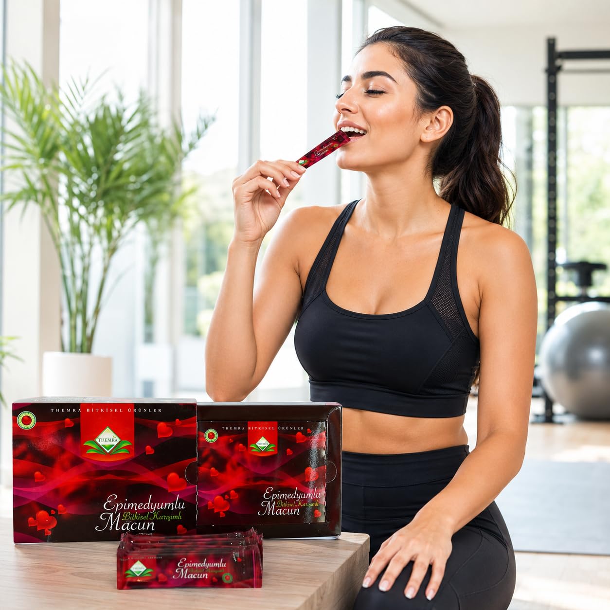 Miel Aphrodisiaque Puissant - Macun Sticks 12 x 12 g – Miel Concentré Énergie, Vitalité, Tonus et Bien-Être Intime – Format Nomade pour Homme et Femme