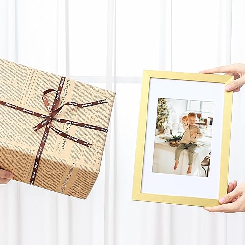 Vista 169 de Vittanly - Juego de 9 portarretratos, plexiglás resistente a rupturas, exhibe fotos de 12 x 12 pulgadas o, con paspartú, de 8 x 8 pulgadas, marcos