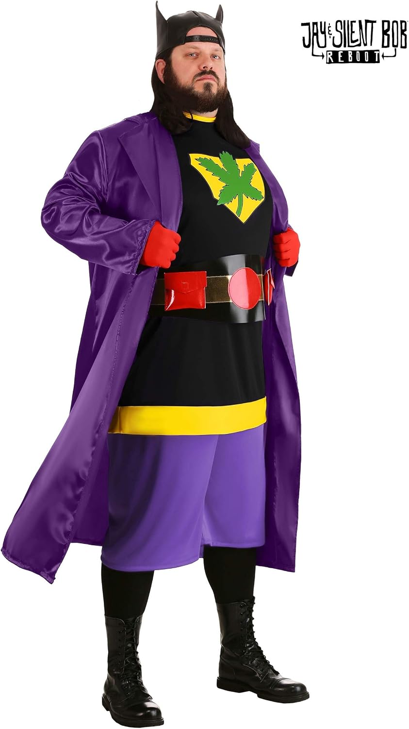 Adult Plus Size Bluntman Costume Jay and Silent Bob Costume Bluntman for Adults