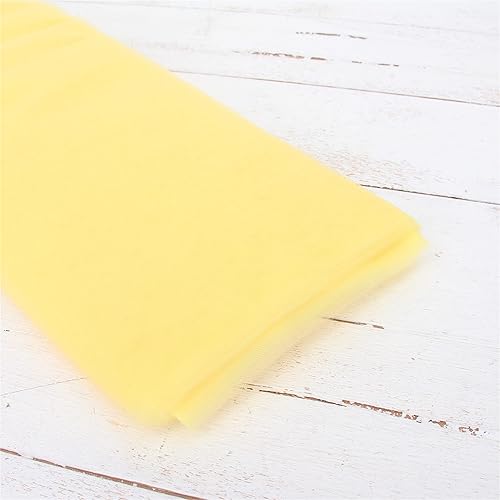 Miniatura 1 de Threadart Perno de tul suave de alta calidad, tela de 54 pulgadas por 20 yardas (60 pies), para bodas, fiestas, disfraces y decoración, maíz bebé