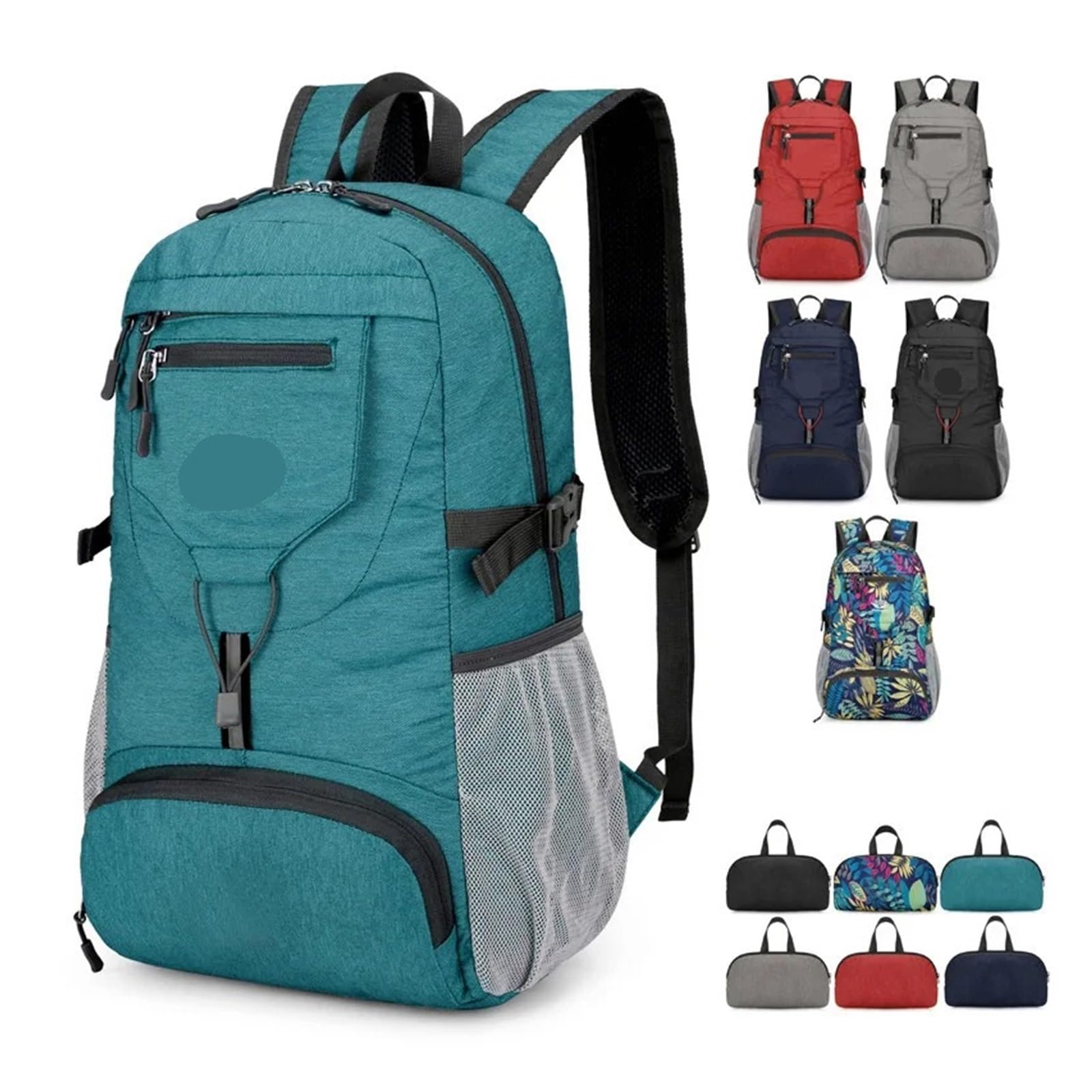 Mochila plegable de viaje para hombres y mujeres, portátil, ultraligera, deportes al aire libre, senderismo, escalada, mochila de senderismo