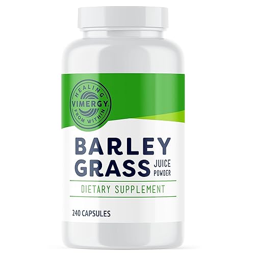Vimergy Barley Grass Juice Capsules– Clean Superfood-Packed Capsule – Promotes