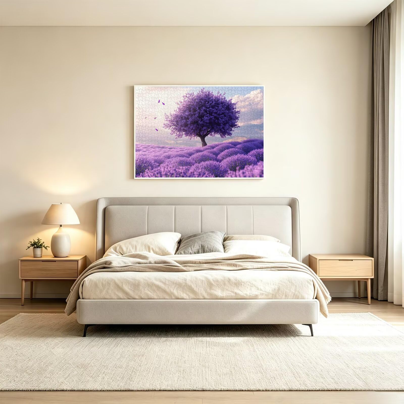Puzzle dla dorosłych 2000, krajobraz lawendowy, 99 x 70 cm, n-816