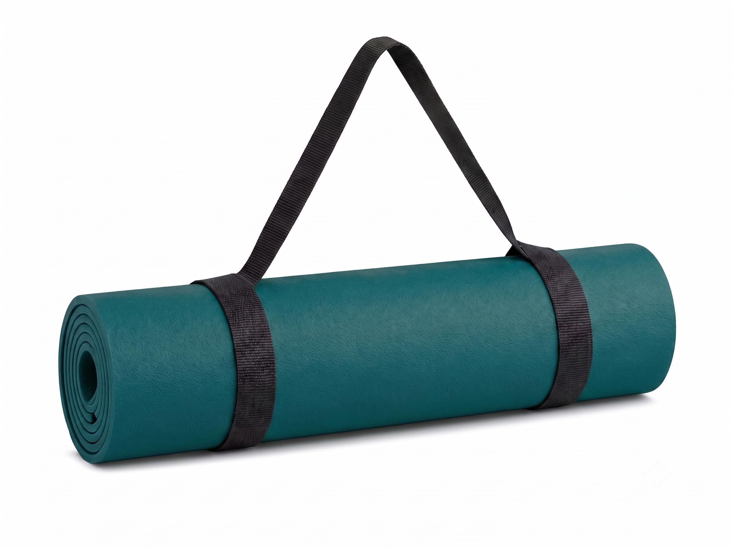 Premium Heavy Duty Yoga Mat Strap Carrier – MultiPurpose Yoga Belt - Anti-Slip Shoulder Sling for Thick & Standard Yoga Mats -Fits All Mat Sizes for Home Workout (Grey Striped)-image-5