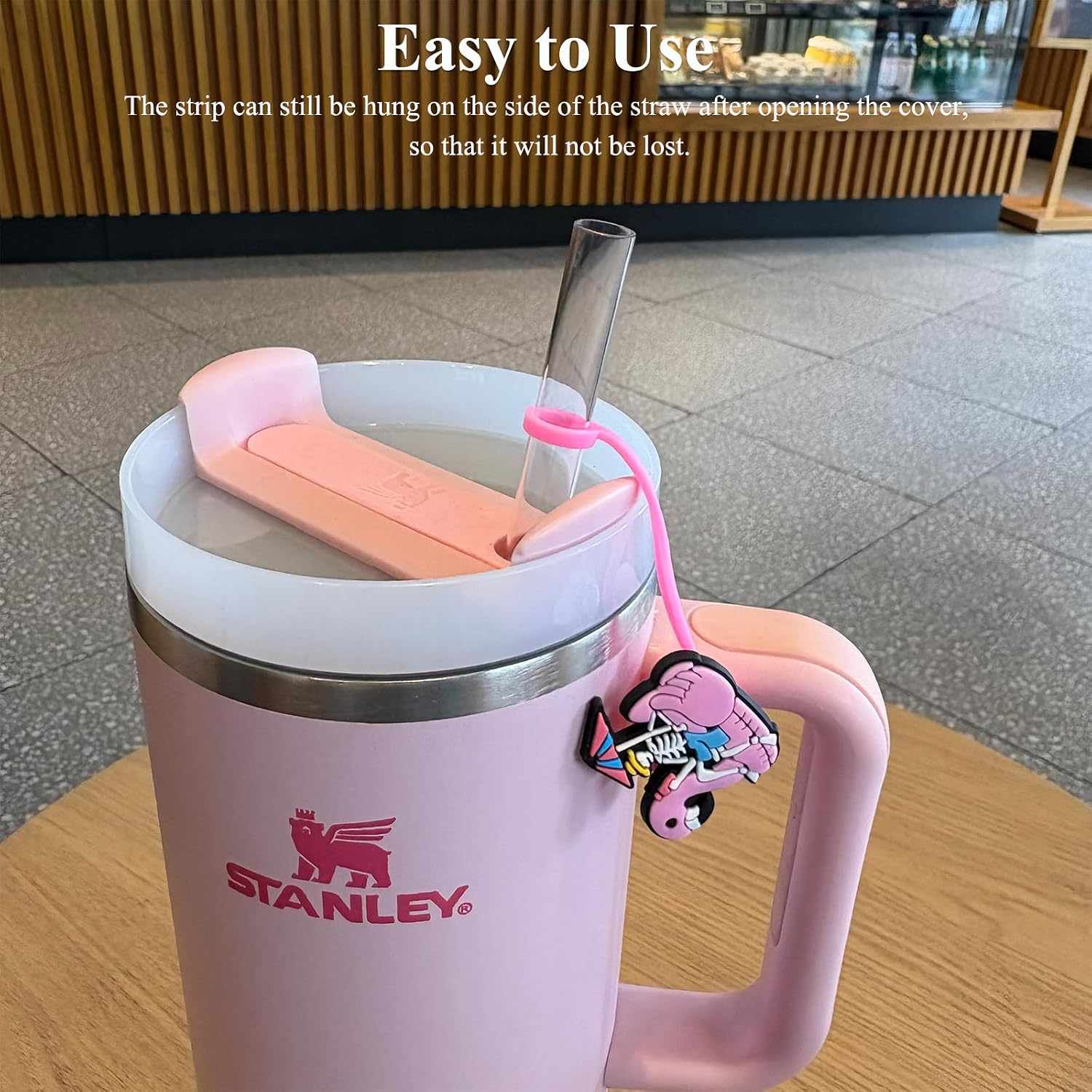 6PCs Tropical Straw Covers for Stanley Cup - Luau Gifts for Women image 4