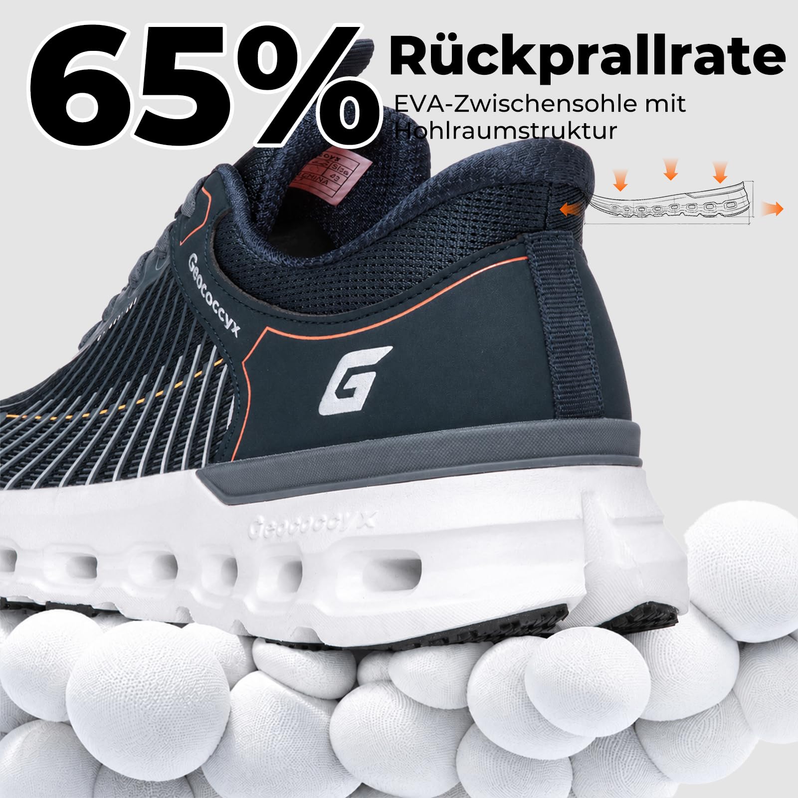 Breite Zehenbox Sportschuhe Herren Laufschuhe