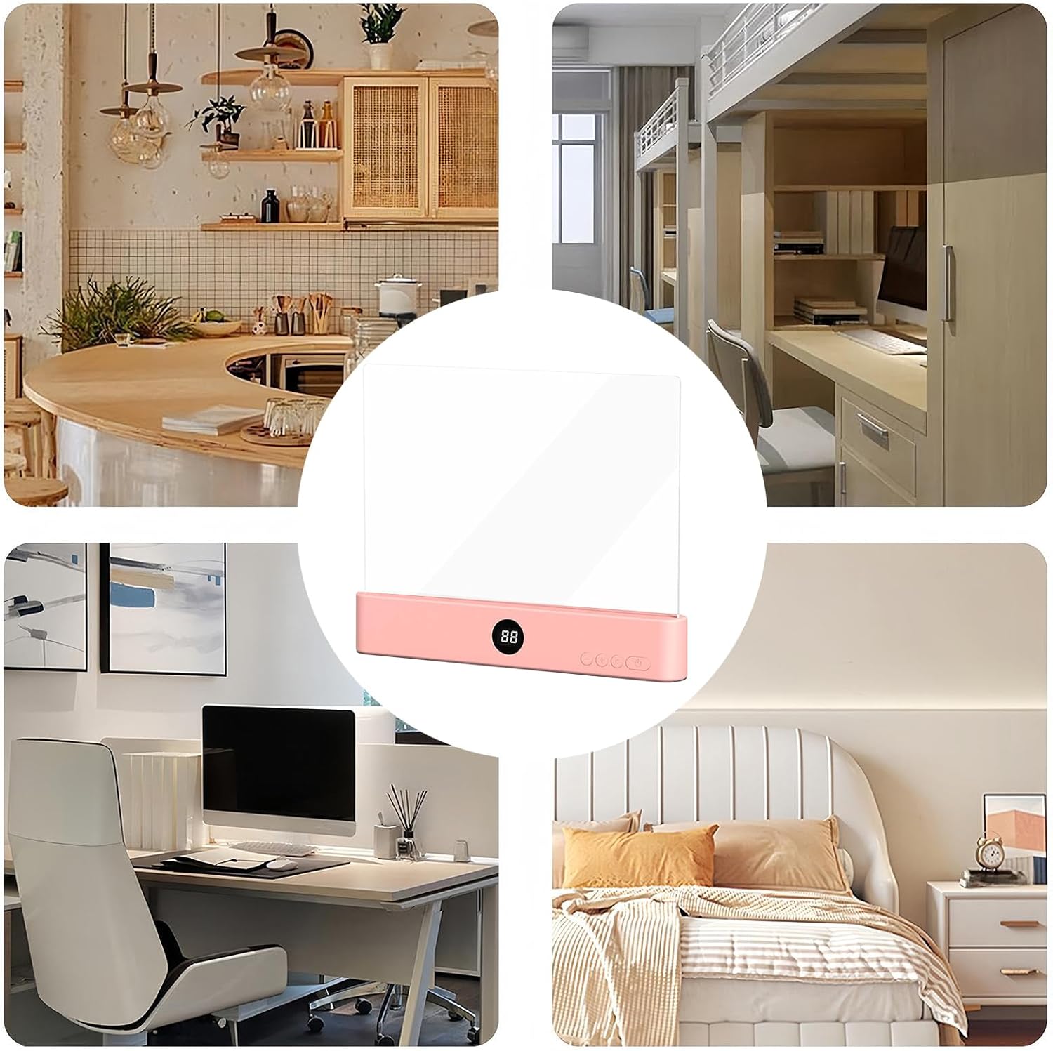 Book Light for Reading in Bed LED Book Lamp 3-Modes No Eye Strain Memory Function Adjustable Intensity Non-Slip Pads for Bedroom Reading Office Study Dormitory College Library Work Camping