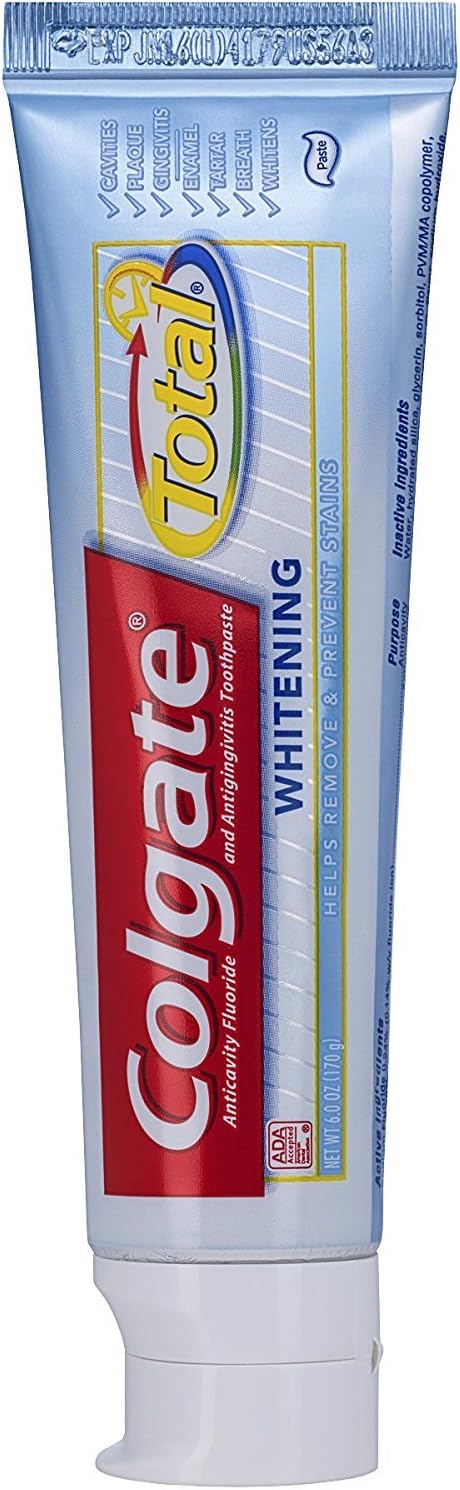 Colgate Total Whitening Toothpaste - Paste - Value 2 Pack - Pack of 2 Packages (Total of 4 Tubes) image 2