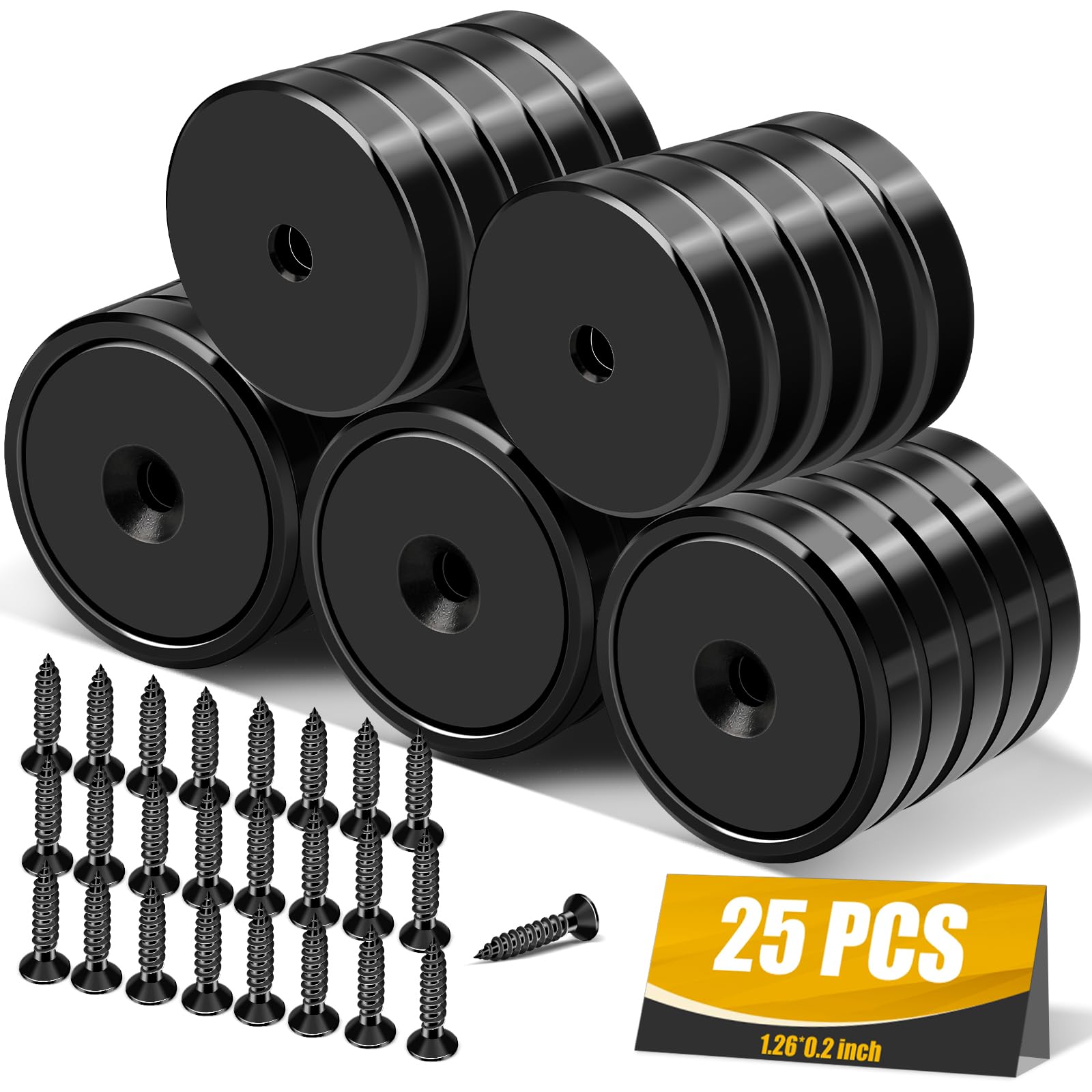 E BAVITE Strong Neodymium Magnets with Screws, 110 Lbs, 12 Pack — Amazon image 14