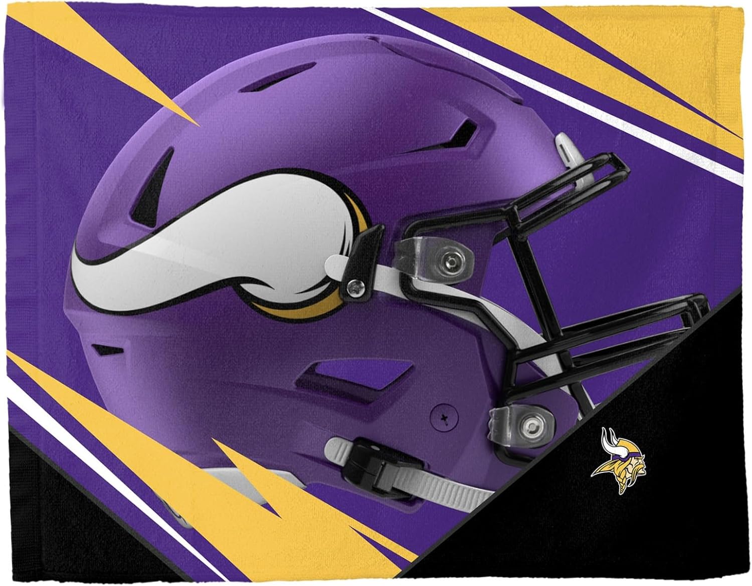 Northwest NFL Rally Fan Towel Set, 15 x 18 Inches, Team Colors, Shred (Minnesota Vikings)