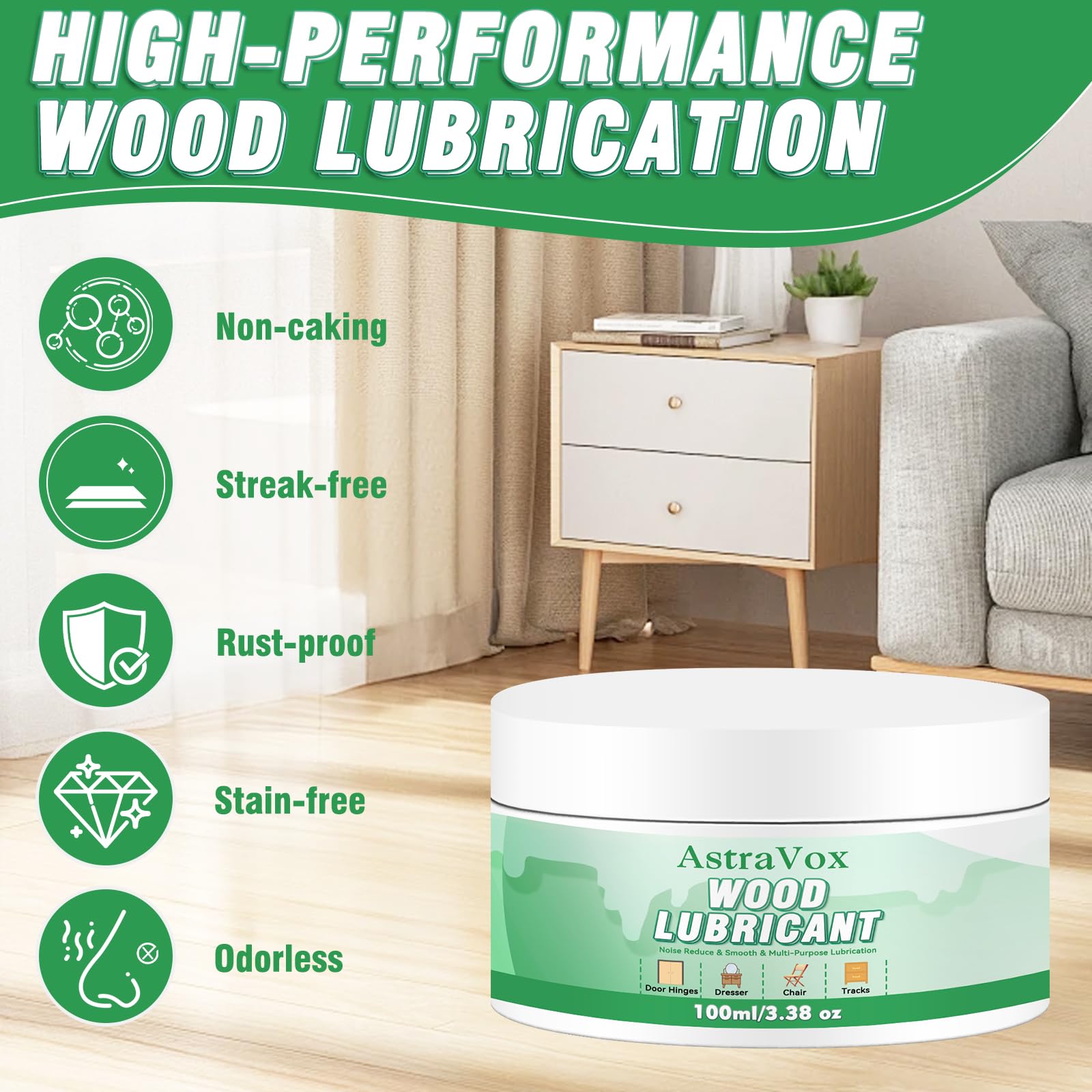 Grasa lubricante para madera