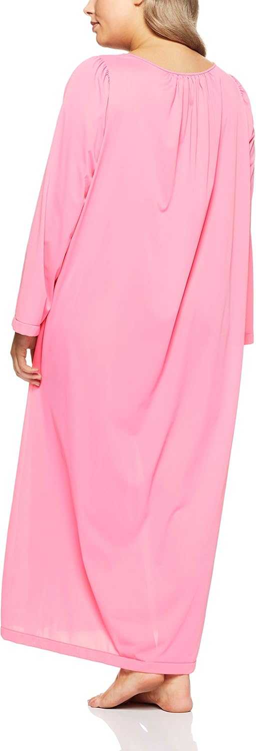 Shadowline Women's Petals 53 Inch Long Sleeve Long Gown - Image 2