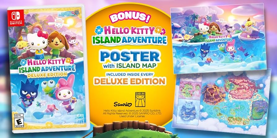 HELLO KITTY  ADVENTUREデラックスエディション特 NSW-Hello-Kitty-Island-