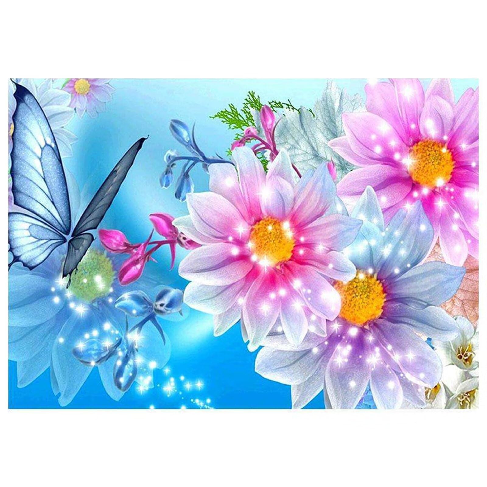 Art Diamond Painting 5D Haut de Gamme Grand Format 60x80cm Artisanat d'Art Motif Nature T-1901