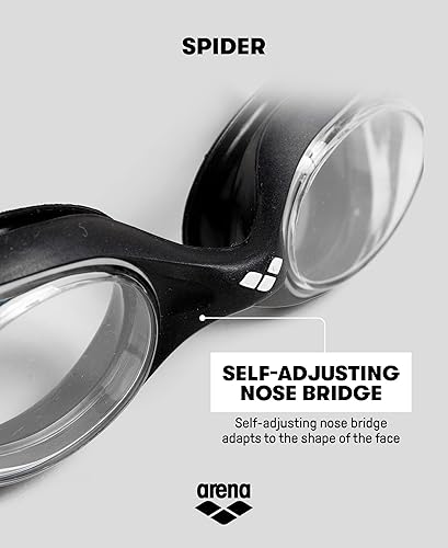 Miniatura 5 de ARENA Gafas de natación unisex para adultos, para principiantes, hombres y mujeres, para fitness, natación, antiniebla, sin espejo, sin sello de