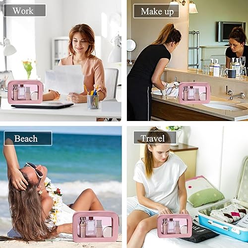 Miniatura 6 de WMM Bolsa de maquillaje transparente, Negro -, Sencillo