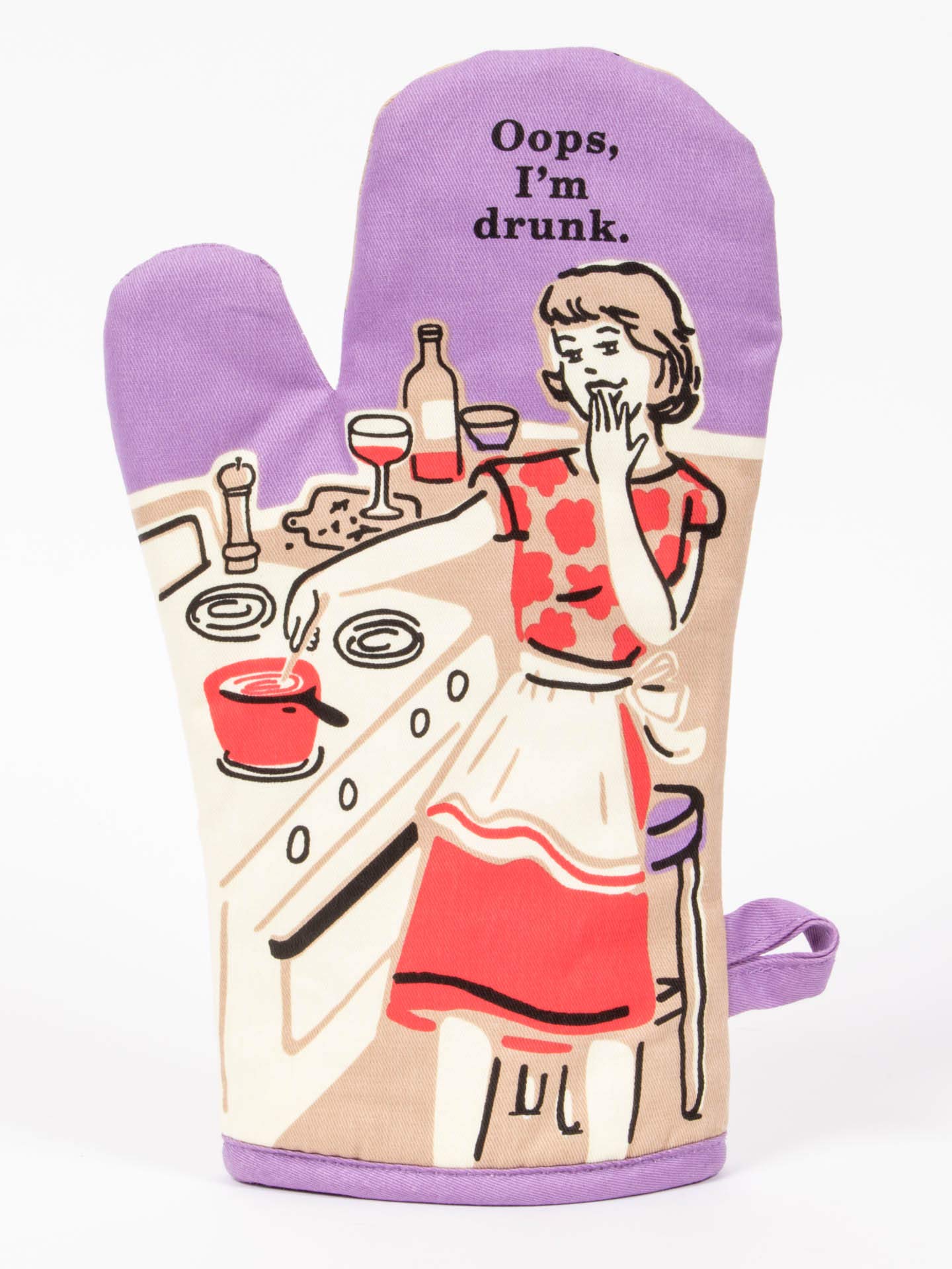 Blue Q Blue Oops, I'm Drunk Oven Mitt