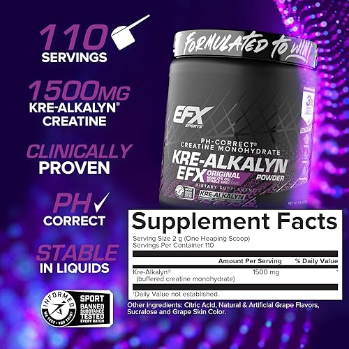 Vista 64 de EFX Sports Polvos Kre-Alkalyn