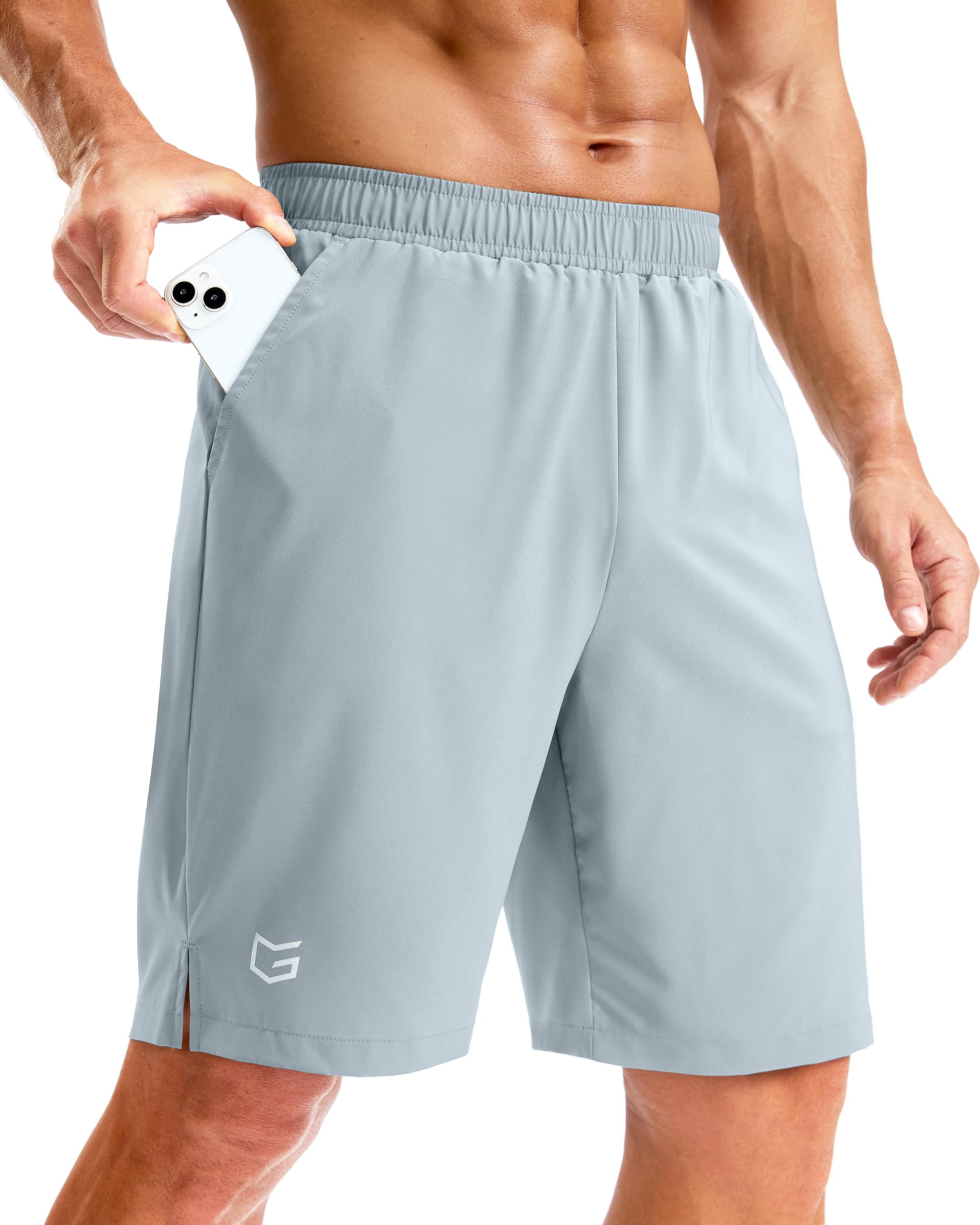 G Gradual Men's Athletic Running Shorts with Pockets 5"/ 7"/ 9" Gym Shorts
