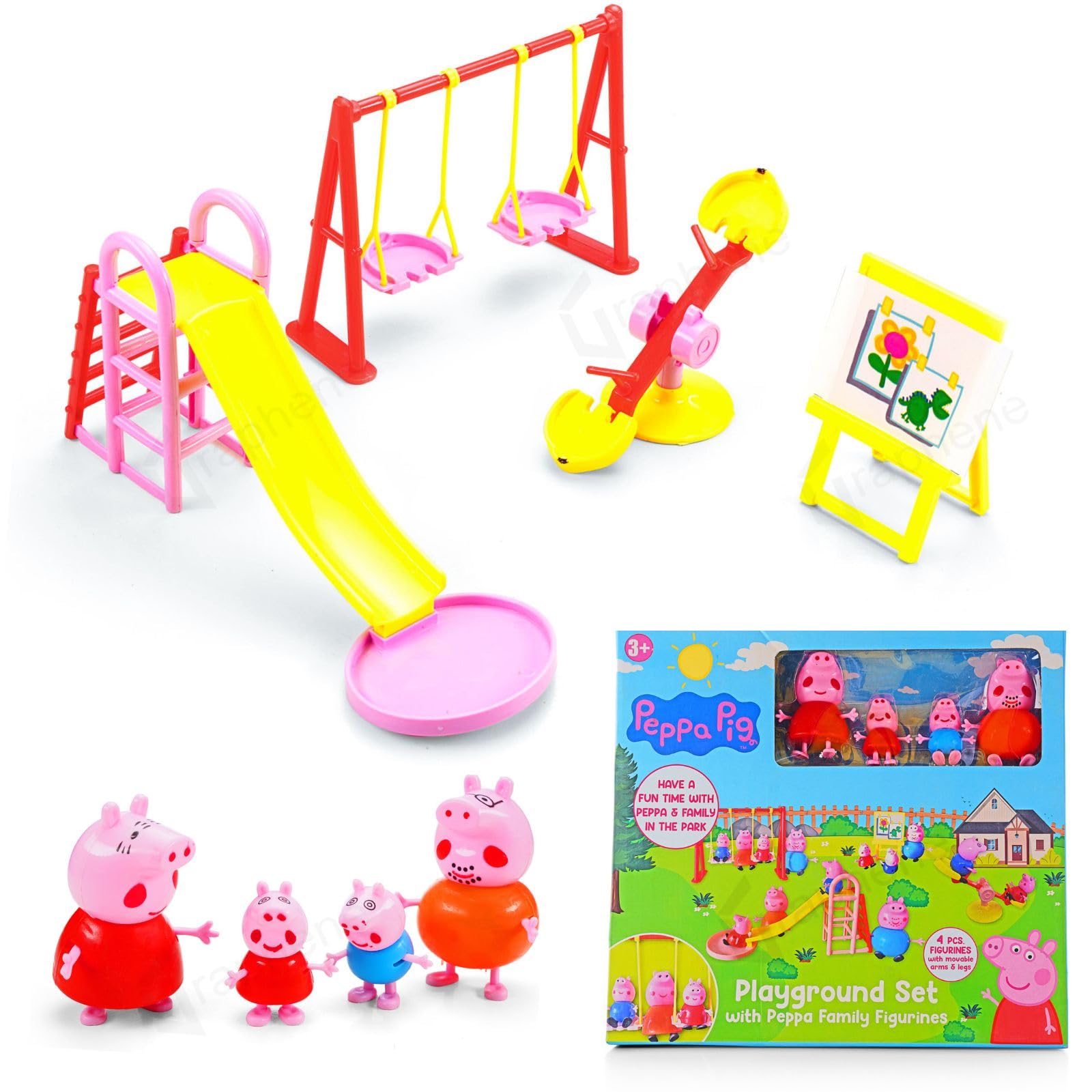 Buy GRAPHENE Pe'ppa Pig Family Playground Park Set with Pig Family