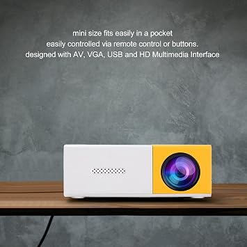Mini Projector, LCD Full HD 1080P Home Theater Video Projector Portable Outdoor Movie Projector Smartphone,USB,AV,VGA, USB Kids