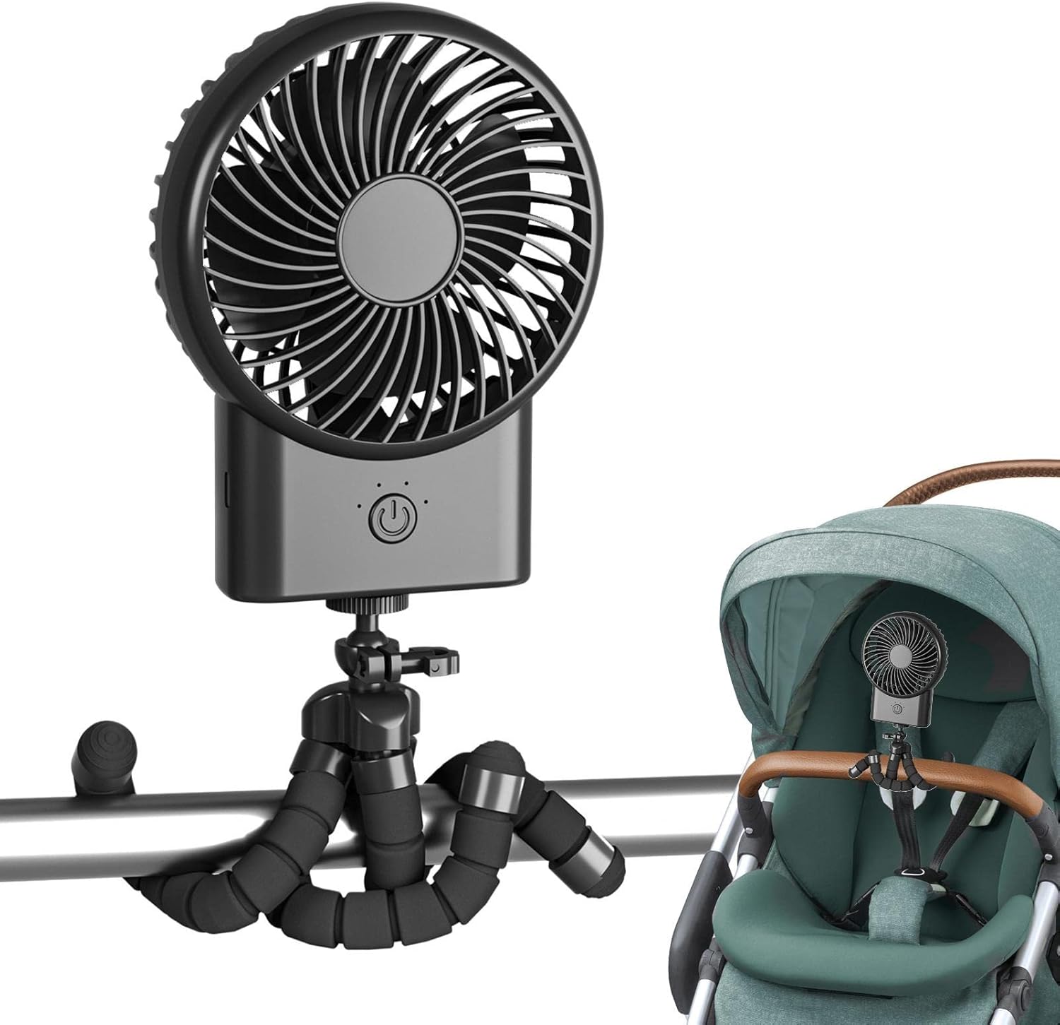 Kumprohu Handheld Stroller Fan Handheld Fan for Kids