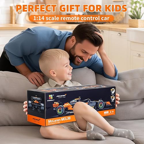 Miniatura 3 de MIEBELY Auténtico auto de control remoto McLaren F1 con licencia 114  Serie de autos RC de la colección Fórmula 1 para niños y adultos  Modelo de