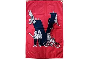 Queens of the Stone Age Villains: Red and Black Poster