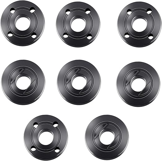 Inner Outer Flange Nut Angle Grinder Compatible with Black