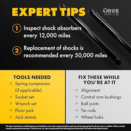 Miniatura 9 de Garage-Pro Reemplazo del puntal del amortiguador trasero para Mercedes Benz GL450 2007-2012 lado izquierdo o derecho con suspensión neumática; sin