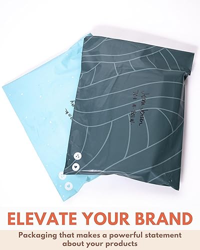 Miniatura 21 de Impack - Paquete de 25 sobres de polietileno de 10 x 13 pulgadas, bolsas de envío biodegradables para ropa, sobres de correo autoadhesivos verde