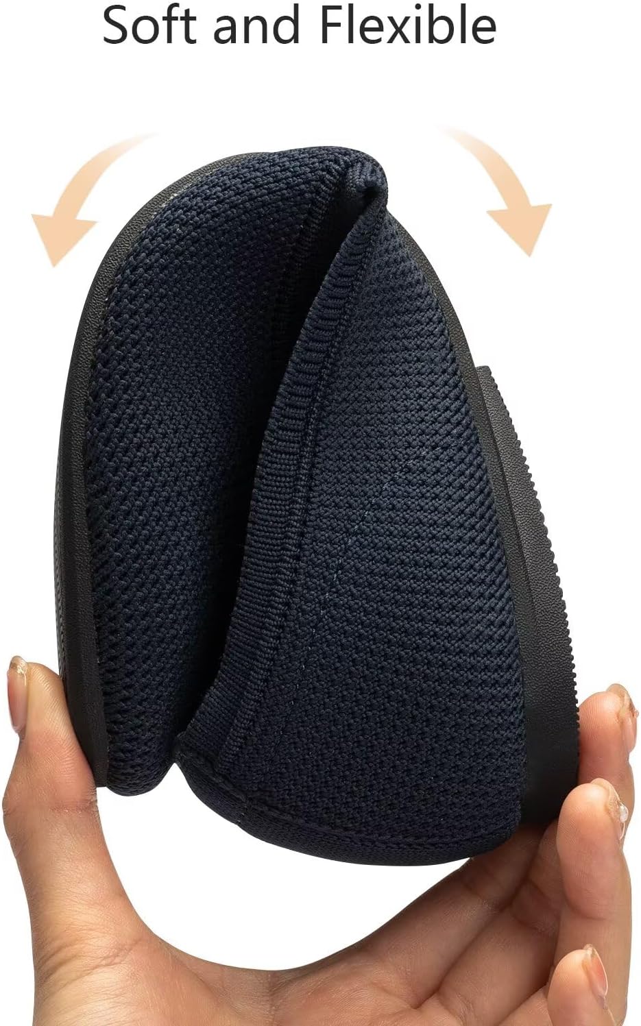 FRANK MULLY Women's Knit Ballet Flat Foldable Squared Toe Shoes Slip-On Dressy Flats Shoes Casual Business Work Office - Image 4