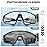 KAPVOE Photochromic Cycling Glasses Men Women Mountain Bike Sunglasses Clear MTB Bicycle Riding - K9408