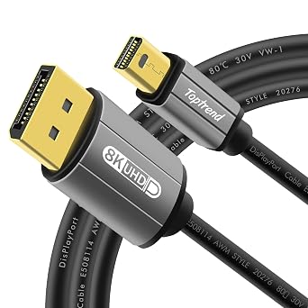 Mini Displayport Cable 3ft,Toptrend 8K 