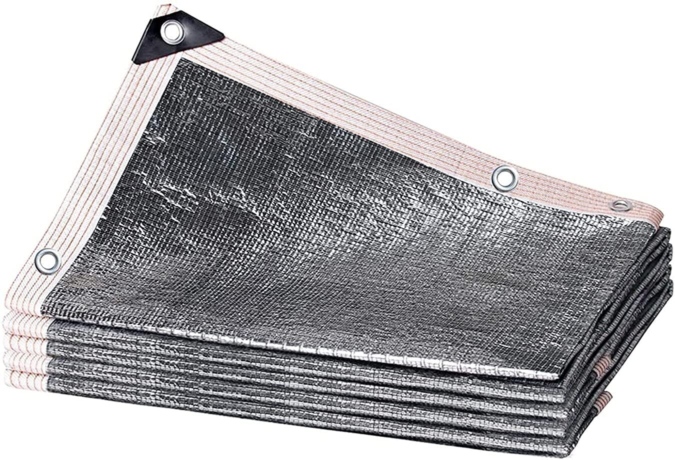Toile aluminium 98% contre la chaleur sur la terrasse et dans la voiture