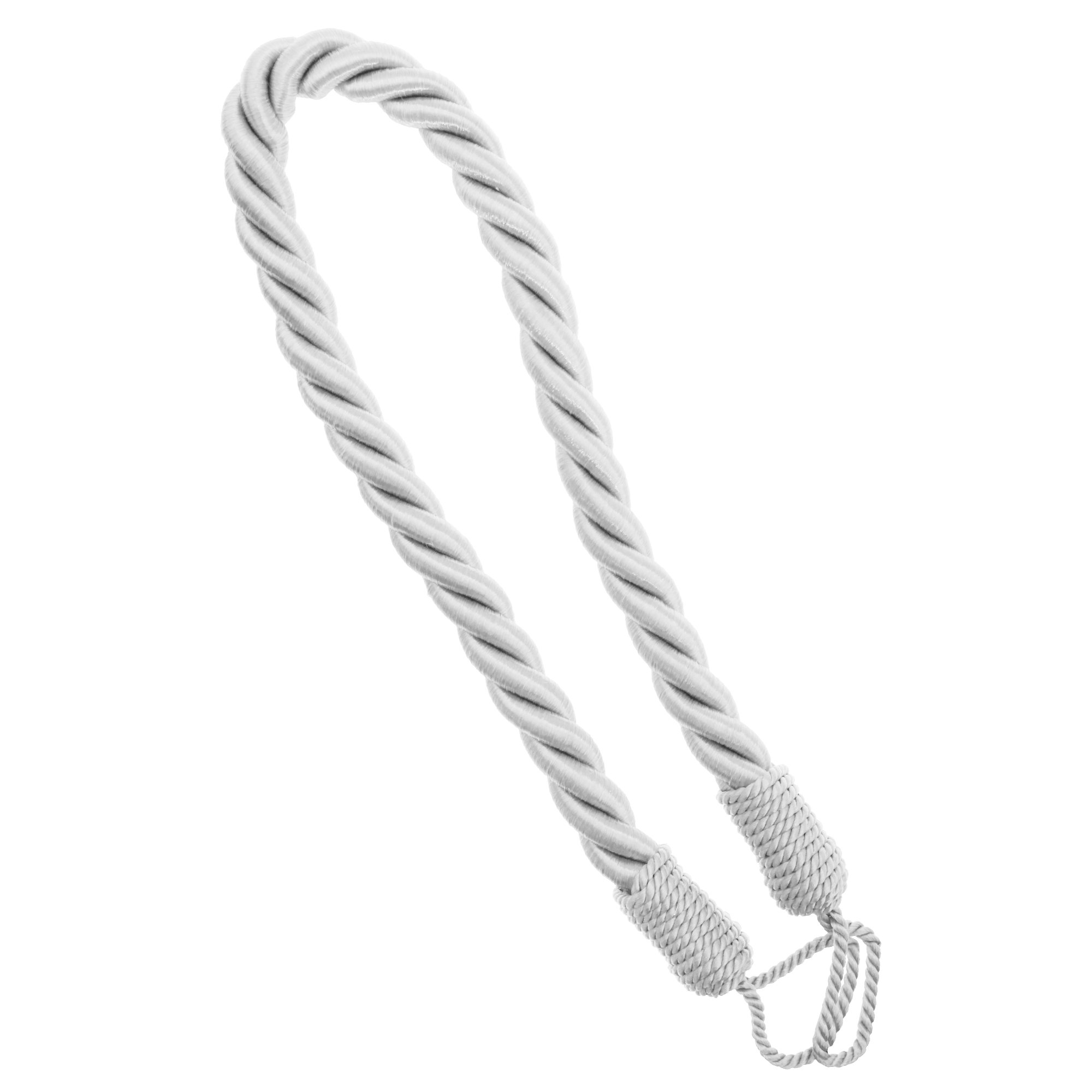 Julian Charles White Knightsbridge Rope Tiebacks (Pair) - One Size