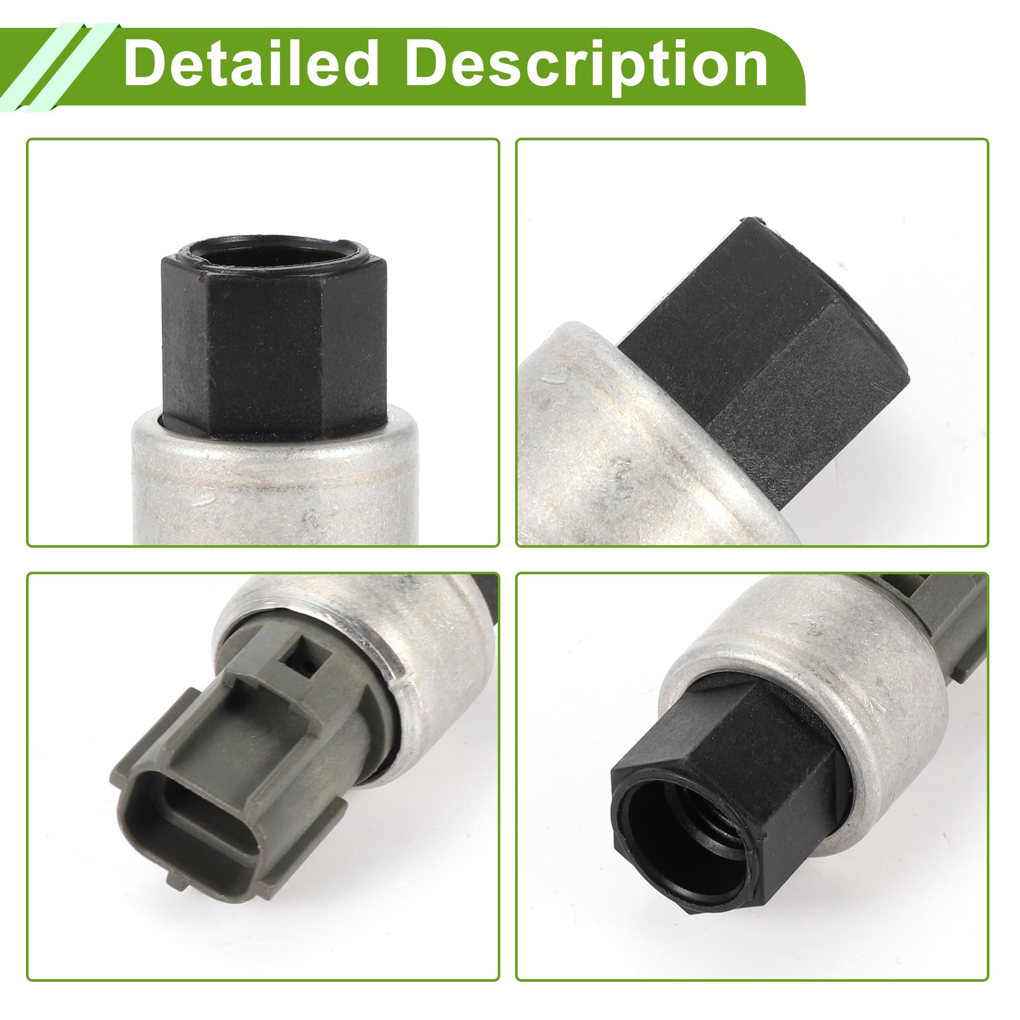Sensore Pressostato A/C Per Ram 2500 98-02 1 Pezzo | Metallo E Plastica, Grigio, 12V, -40-135℃, 2 Pin, OE 5018449AA, Per Dodge Dakota 1998-1999, Sostituzione Diretta
