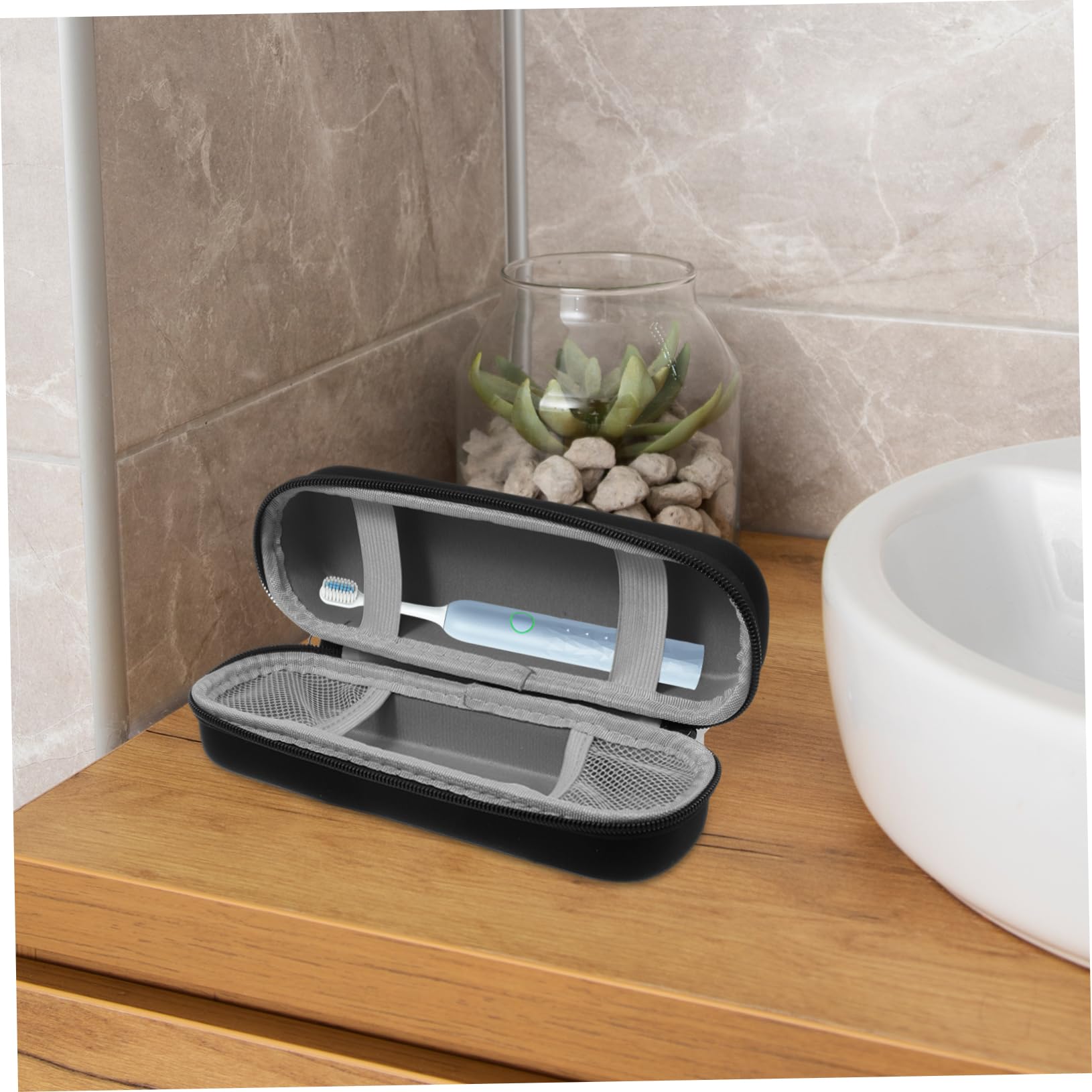 Healeved 5piezas Estuche De Almacenamiento De Cepillos De Dientes Portátil Bolsa De para Cepillos Eléctricos Organizador De Accesorios De Diseño Práctico y