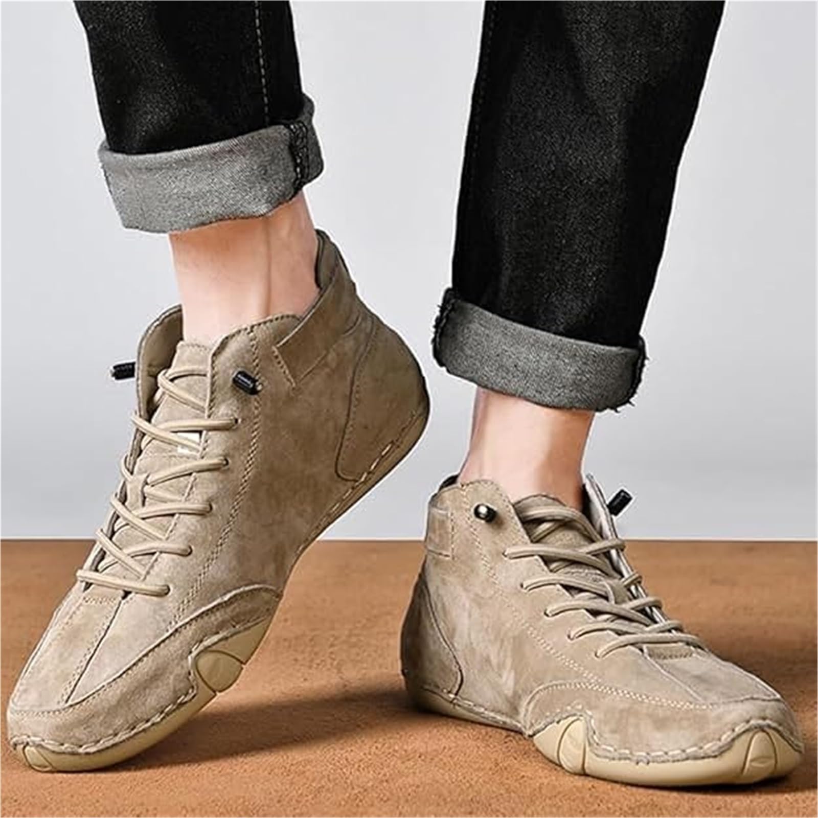 Zapatillas Ortopédicas Hechas A Mano para Hombre, Zapatos Descalzos Cuero | Botas descalzas, zapatos ortopédicos para hombres, ergonómicas, impermeables, zapatillas de deporte