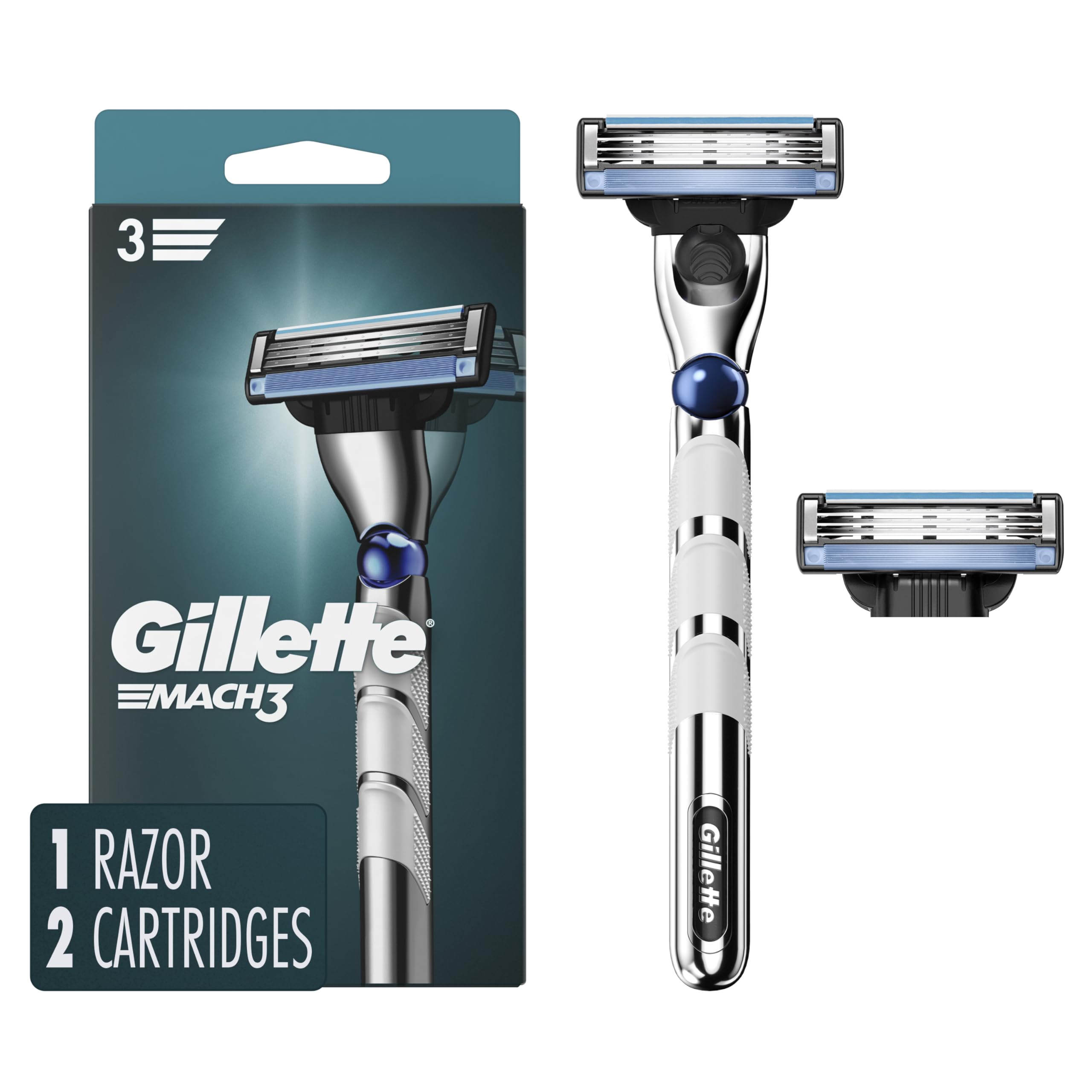 Gillette Mach3 3D Motion Handle Razor with Precision Shaving