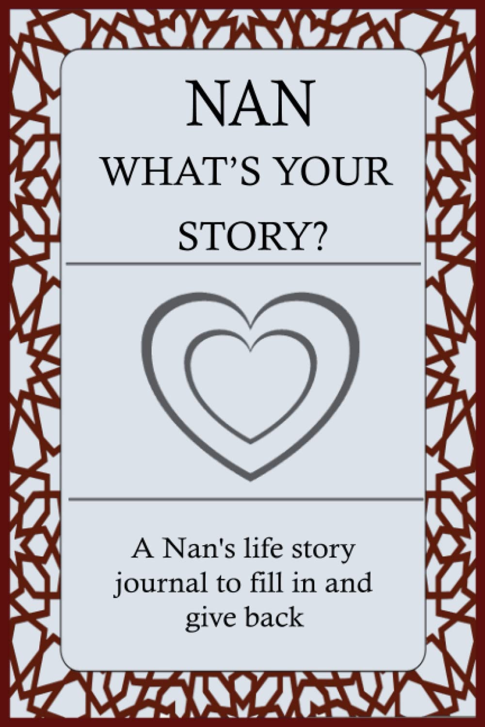 NAN WHAT'S YOUR STORY: For Nan To Share Her Life Story And Thoughts: This Fill In And Give Back Guided Question Journal Preserve Nan's Memories & Her Love.